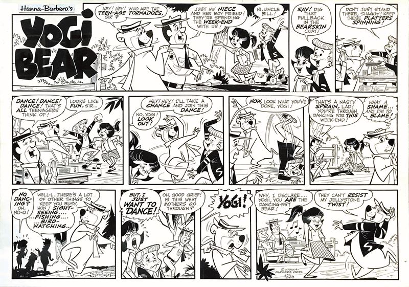 Pekar Harvey (1939-2010) Hanna Barbera’s Yogi Bear  - Auction Masters of Comics - Cambi Casa d'Aste