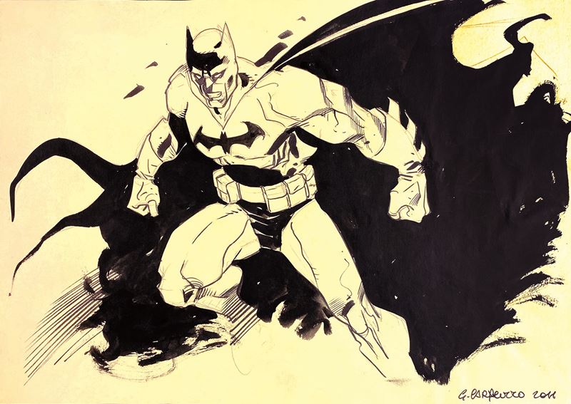 Giancarlo Caracuzzo (1960) Batman  - Auction Masters of Comics - Cambi Casa d'Aste