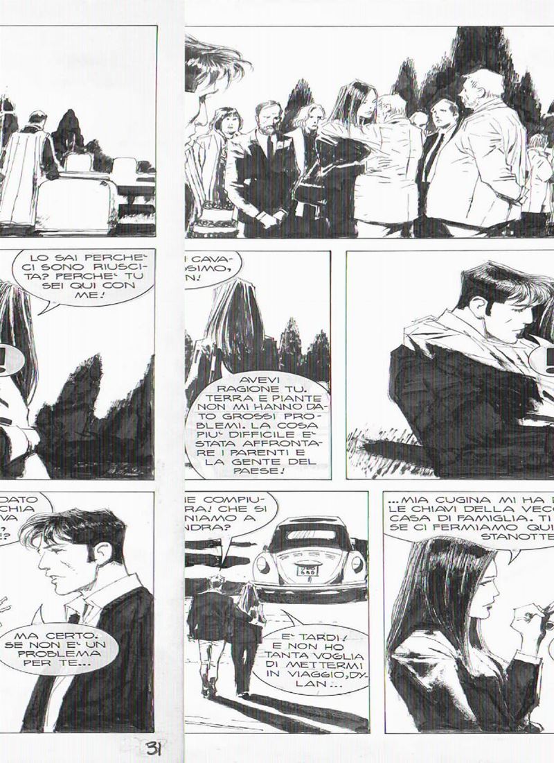 Corrado Roi Dylan Dog Ricordi Sepolti  - Asta Fumetti d'Autore - Cambi Casa d'Aste