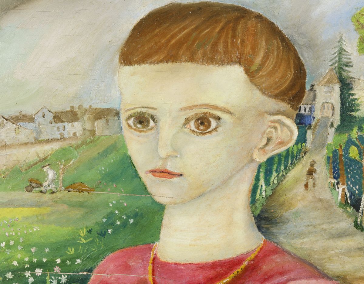 Antonio Ligabue (1899-1965)ritratto di Elba, 1935