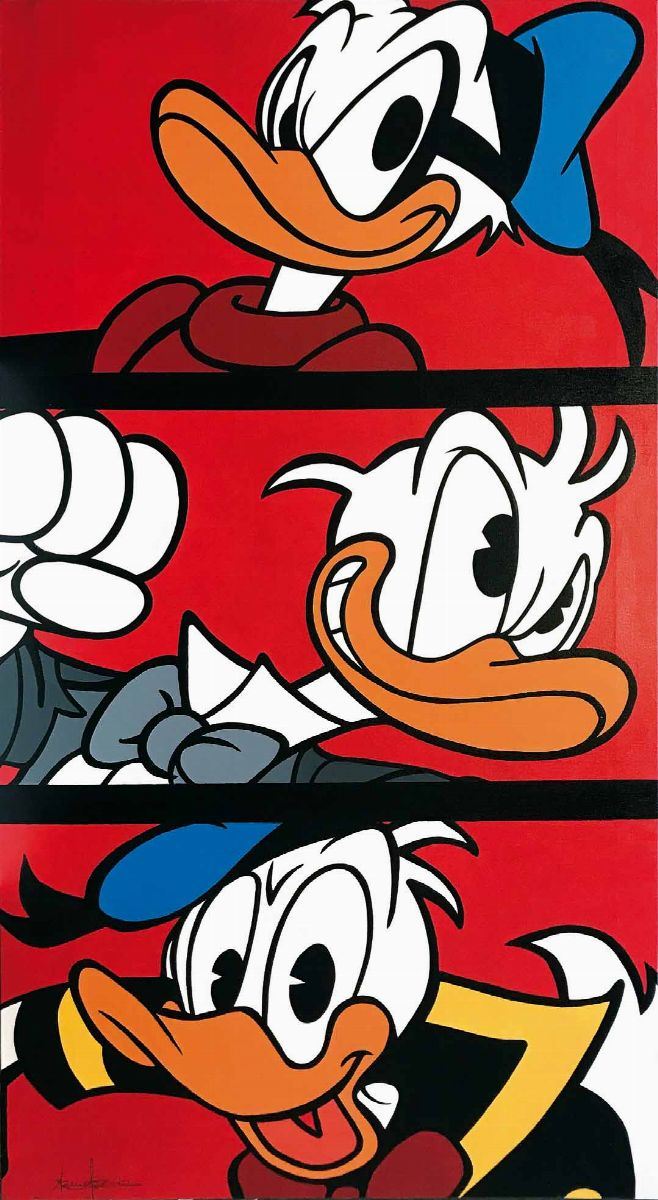 Sergio Veglio The Dark Side Of Donald Duck  - Auction Masters of Comics - Cambi Casa d'Aste