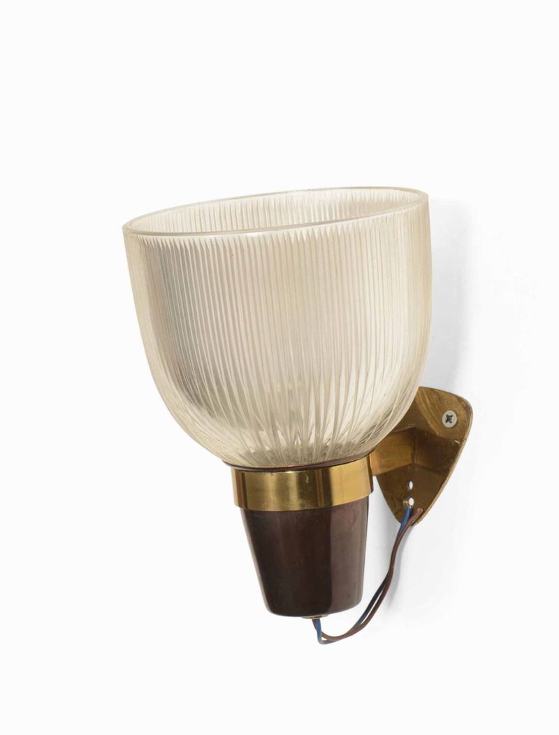 Ignazio Gardella : Lampada da parete mod. Lp5  - Auction 20th century furniture  [..]