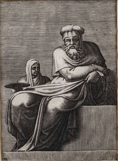 Ghisi Giorgio (mantova 1520-1582)la Sibilla Delfica... Si Uniscono nel Lotto di Adamo Scultori(ma...