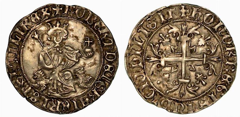 NAPOLI. Roberto d'Angiò, 1309-1343. Gigliato.  - Auction Numismatics - Cambi Casa d'Aste