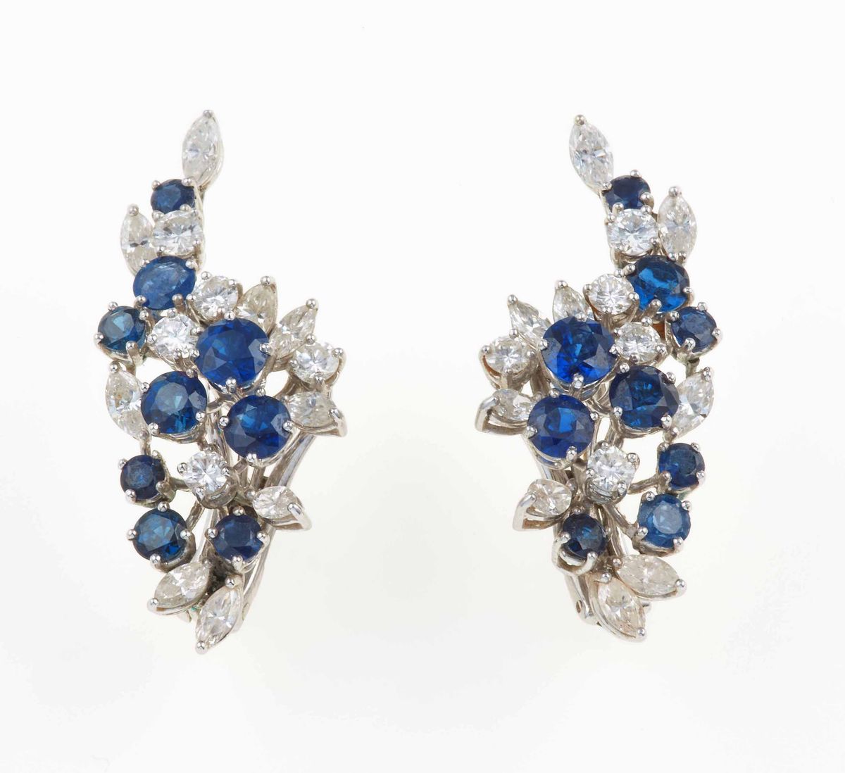 Anello ed Orecchini con Zaffiri e Diamanti