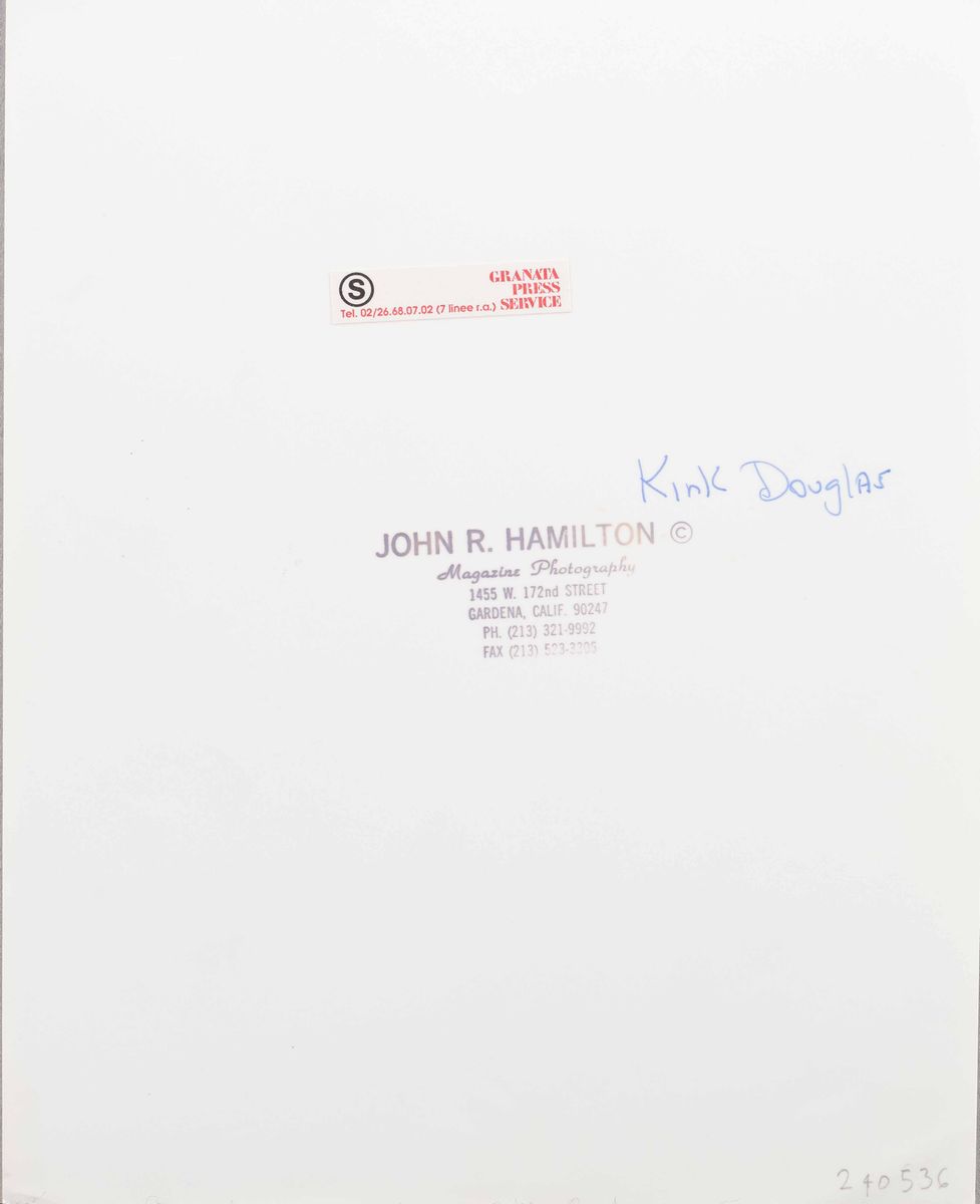 John R. Hamilton (1923-1997)kirk Douglas