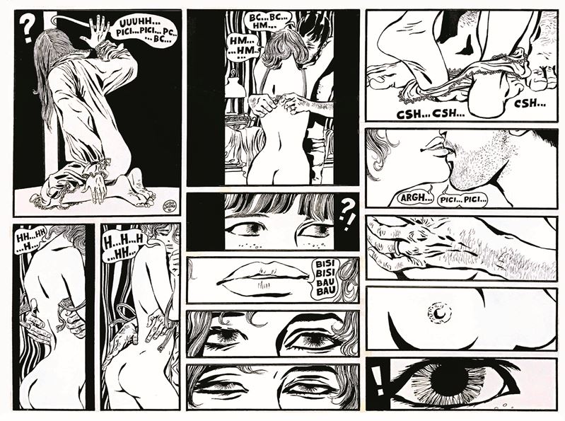 Guido Crepax e Tinto Brass Nero su Bianco  - Asta Fumetti d'Autore - Cambi Casa d'Aste