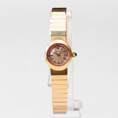 Zenith - Orologio da Donna in Oro 18k con Bracciale Integrato e Garanzia Originale, 1961