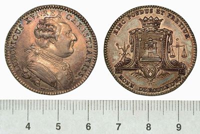 Luigi XVI, 1774-1793. Medaglia in Argento 1787. Rouen.
