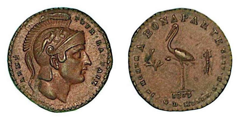 NEGOZIATI DI PACE CON L'INGHILTERRA. Medaglia in bronzo 1803.  - Asta Numismatica - Cambi Casa d'Aste