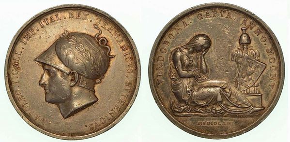 PRESA DI VIENNA – CONQUISTA DI VINDOBONA. Medaglia in argento 1805.