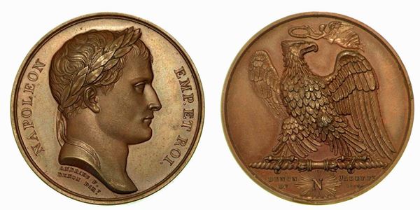 VITTORIE DEL 1807. Medaglia in bronzo 1807.