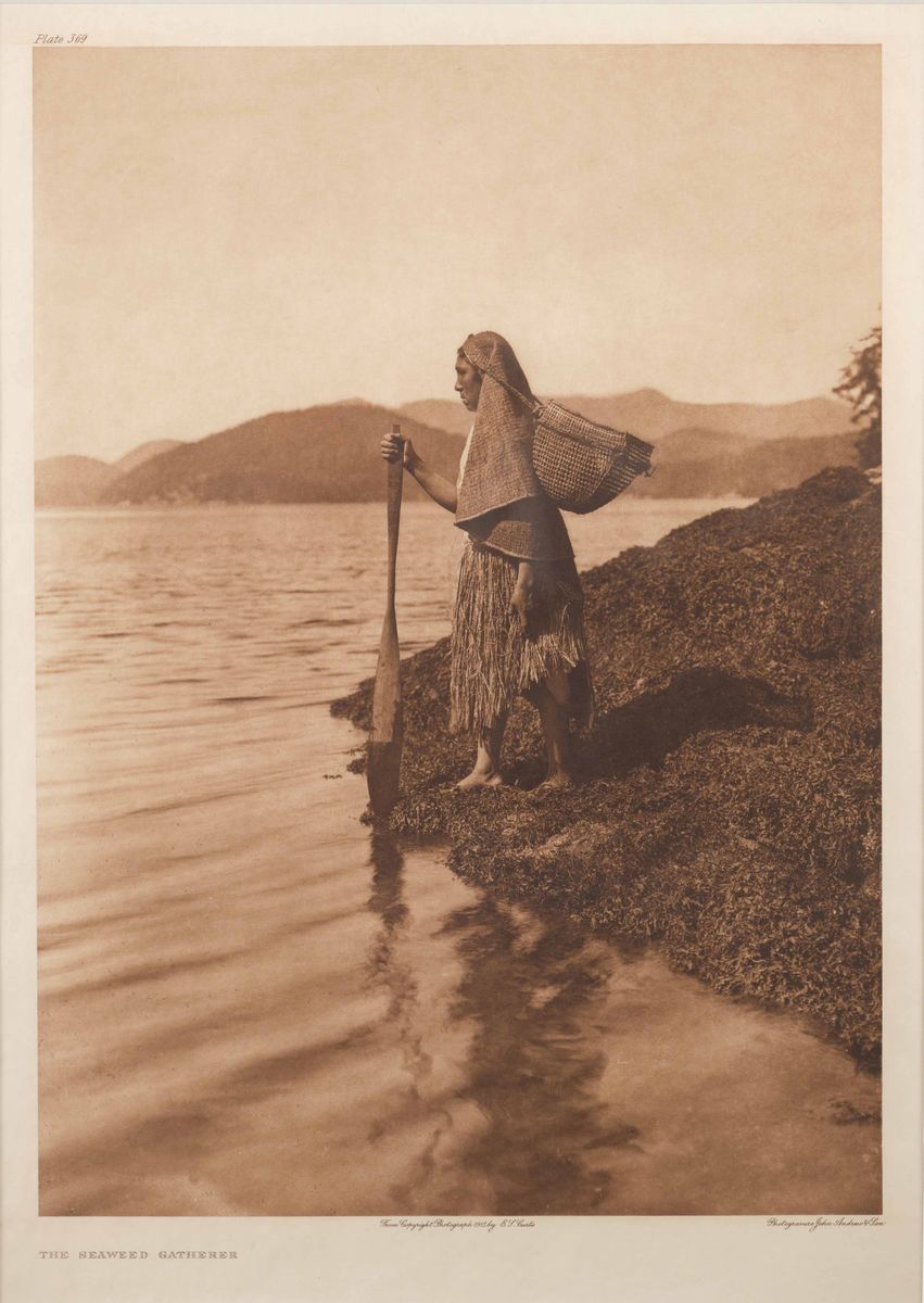 Edward Sheriff Curtis (1868-1952)the Seaweed Gatherer 1915