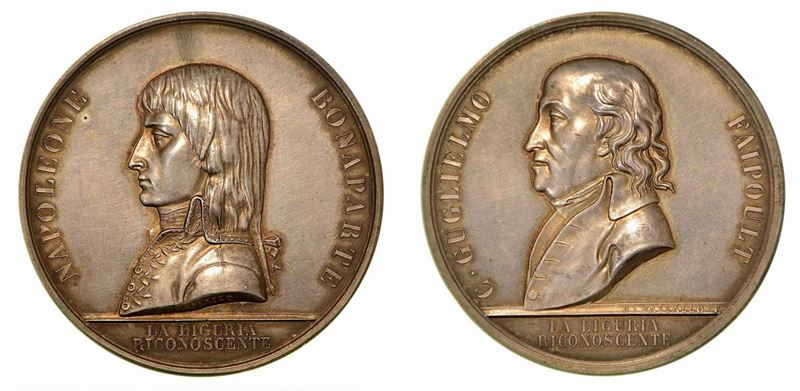 COSTITUZIONE DELLA REPUBBLICA LIGURE. Medaglia in argento, 1797.  - Asta Numismatica - Cambi Casa d'Aste