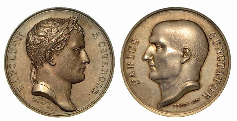 ARRIVO DELLE TRUPPE FRANCESI A OSTERODE. Medaglia in argento 1807, Parigi.  - Auction Numismatics - Cambi Casa d'Aste