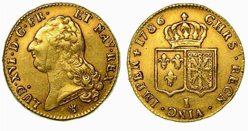 FRANCIA. Louis XVI, 1774-1793. Double Louis d'or 1786.  - Auction Numismatics - Cambi Casa d'Aste