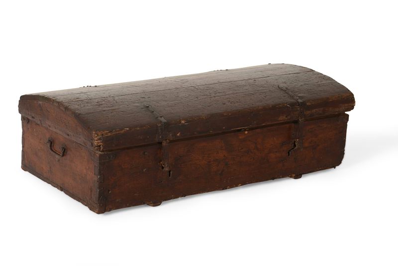 Antico baule in legno  - Auction Antique February - Cambi Casa d'Aste