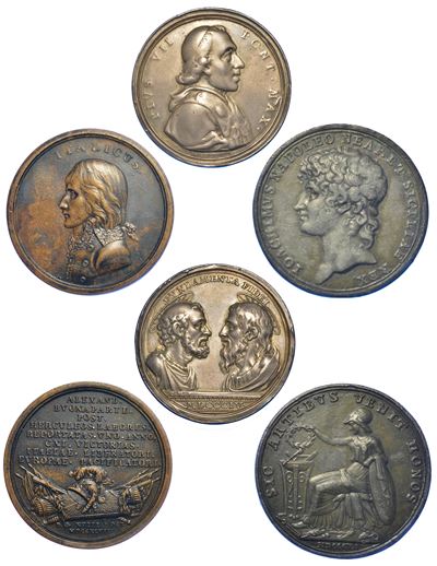 Eta’ Napoleonica. Lotto di Tre Medaglie.