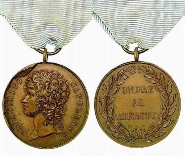 GIOACCHINO MURAT, 1808-1815. Medaglia Premio per meriti militari.