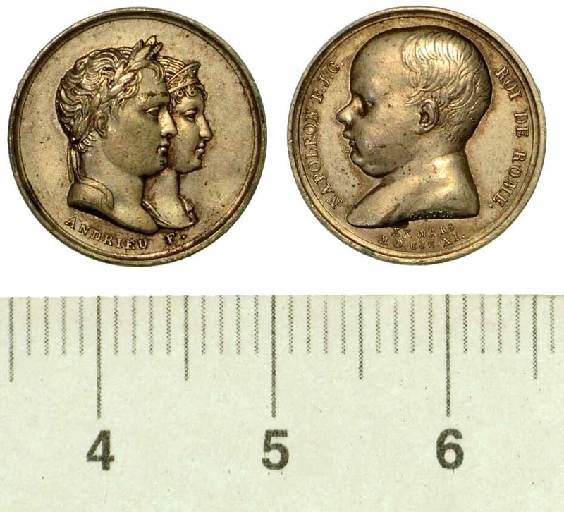 NASCITA DEL RE DI ROMA. Medaglia in argento 1811, Parigi.  - Asta Numismatica - Cambi Casa d'Aste