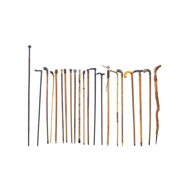 Collezione di bastoni da passeggio. Varie epoche e manifatture