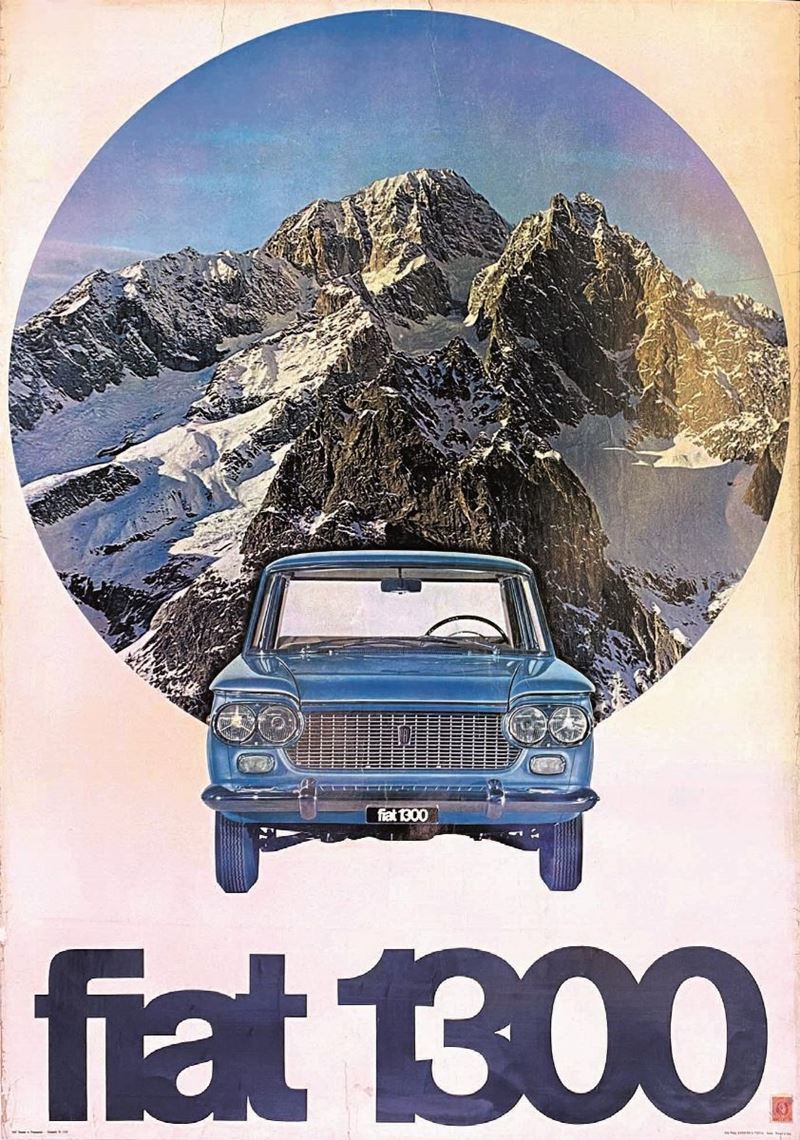 Anonimo FIAT 1300   - Auction Posters | Cambi Time - I - Cambi Casa d'Aste