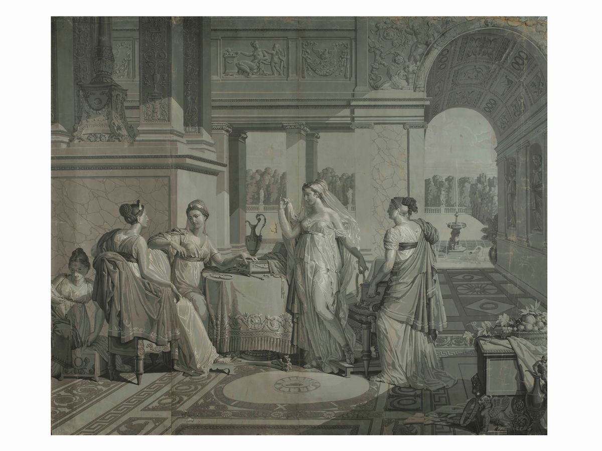 Merry-joseph Blondel e Louis Lafitte - Psiche Porta a Venere un Vaso con L'acqua della Giovinezza...