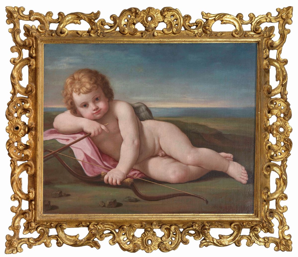 Paolo De Matteis Bottega di - Amore con Arco e Frecce e Amore Deriso