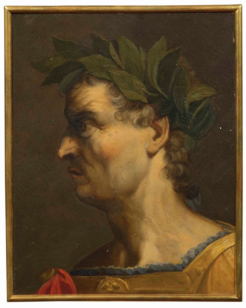 Scuola del XVII Secolo Ritratti di Imperatori Romani