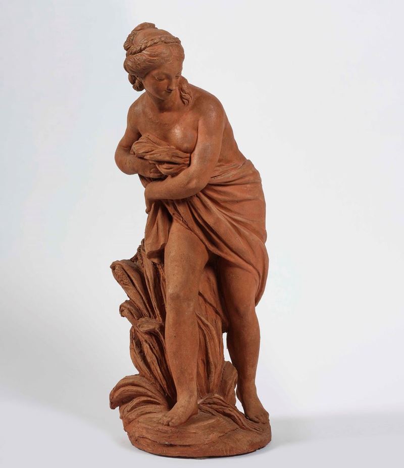 Venere al bagno. Terracotta  (1773)  - Auction Palazzo Loschi Zileri dal Verme - Cambi Casa d'Aste
