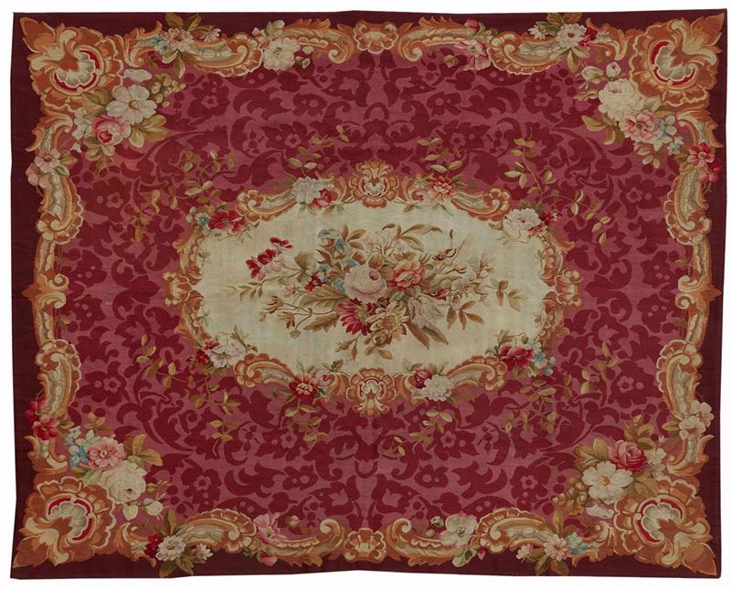 Aubusson Francia metà XIX secolo  - Auction Palazzo Loschi Zileri dal Verme - Cambi Casa d'Aste
