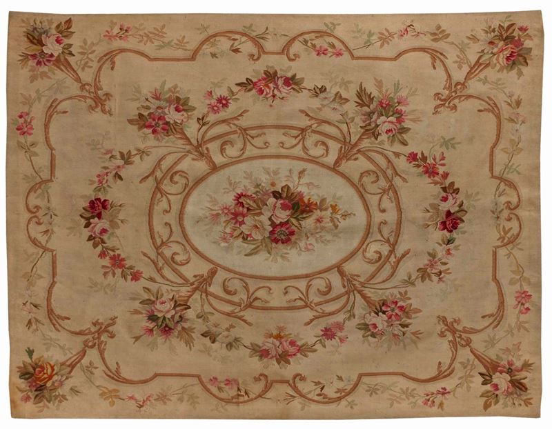 Aubusson Francia fine XIX secolo  - Auction Palazzo Loschi Zileri dal Verme - Cambi Casa d'Aste