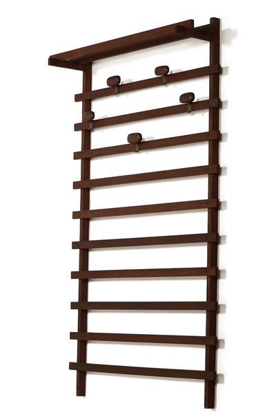 Appendiabiti da Parete con Struttura in Legno.