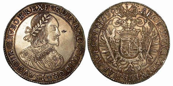 UNGHERIA. Ferdinand III, 1637-1657. Thaler 1659.