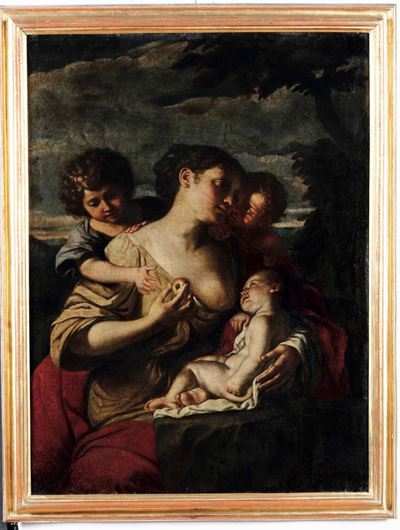 Scuola Emiliana del XVII Secolo Allegoria della Carità