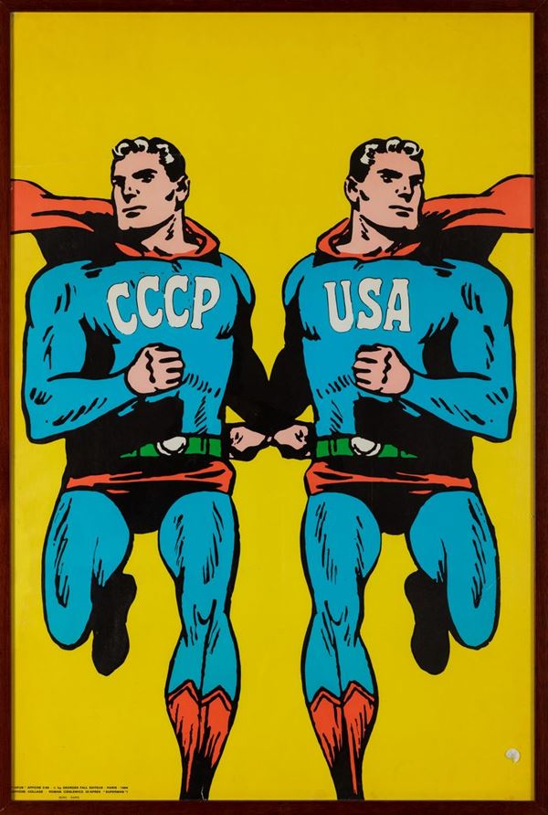Roman Cieslewicz - Cold War Superman