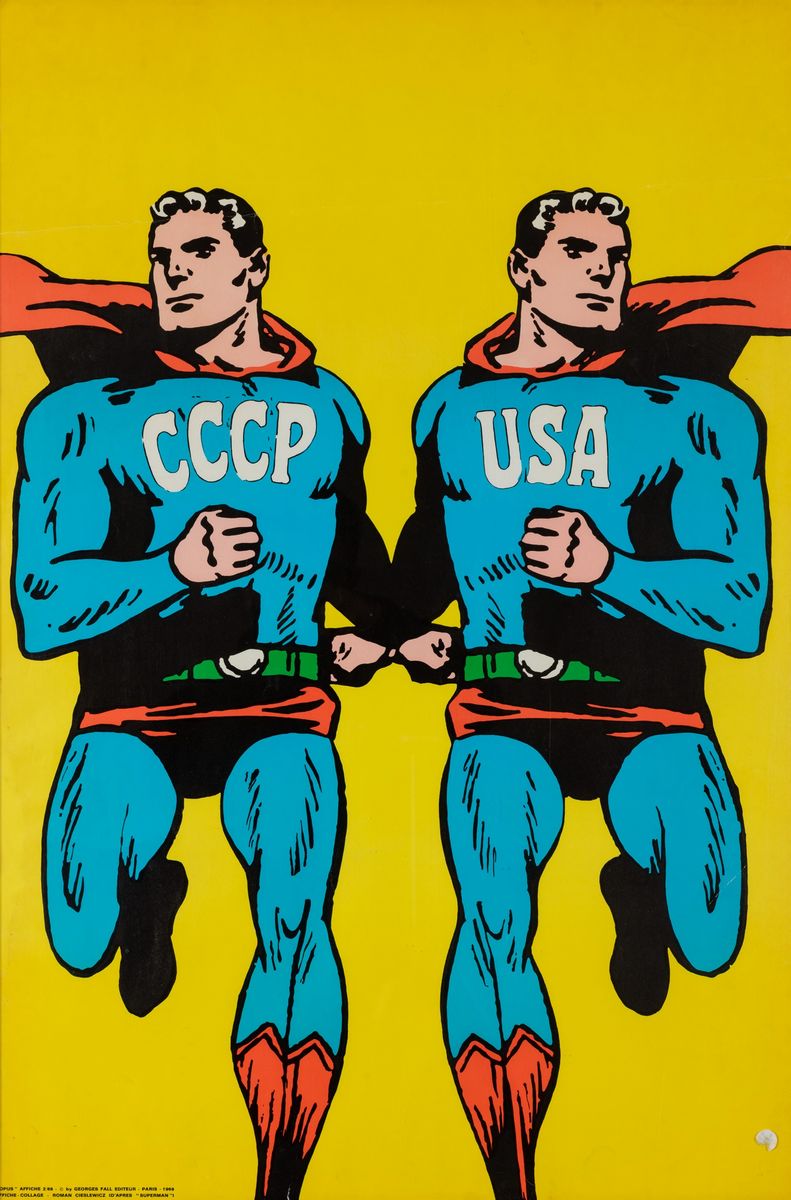 Roman Cieslewicz - Cold War Superman