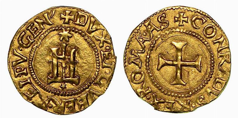 GENOVA. Dogi biennali, 1528-1797. Scudo d'oro del Sole, sigle A S.  - Auction Numismatics - Cambi Casa d'Aste