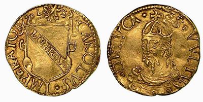 Lucca. Repubblica (1369-1799). Scudo D'oro del Sole, Armetta Gentili.