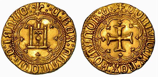 GENOVA. Carlo VII re di Francia, 1458-1461. Ducato.