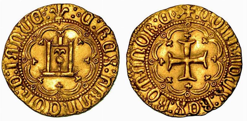 GENOVA. Carlo VII re di Francia, 1458-1461. Ducato.  - Auction Numismatics - Cambi Casa d'Aste