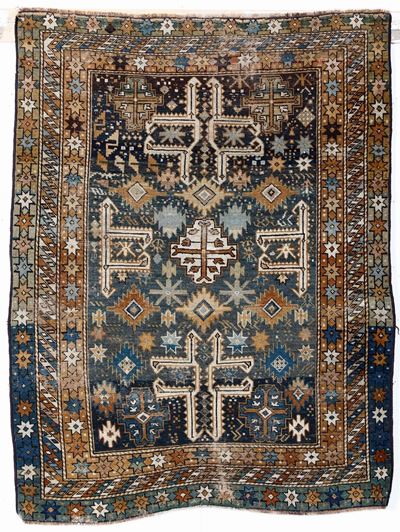 Tappeto Shirvan Caucaso, Fine XIX Secolo.