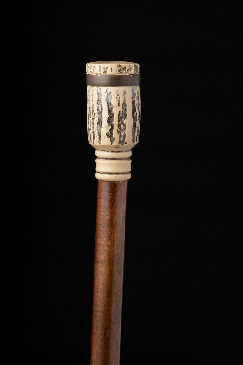Bastone animato in corno. Fine XIX secolo - Auction Collectors' Sticks - I  - Cambi Casa d'Aste