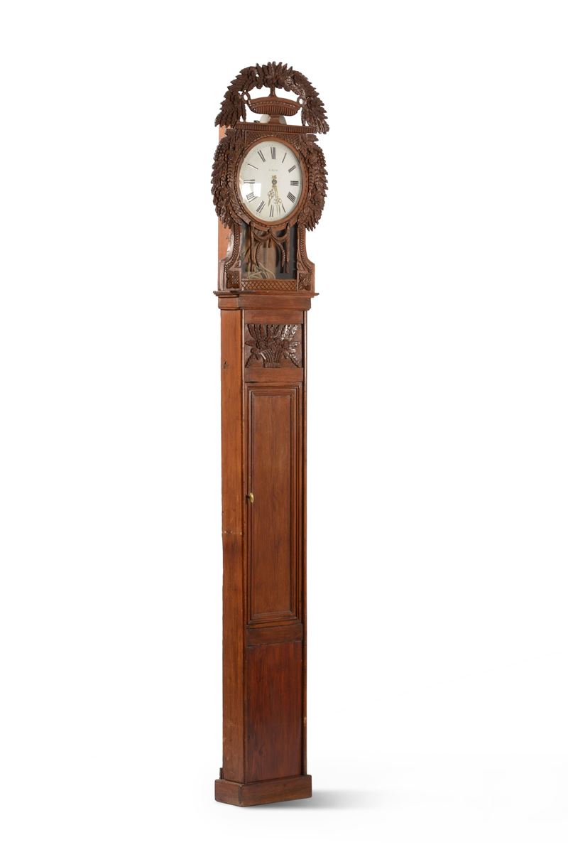 Orologio a muro. E Denis, Francia XIX secolo  - Auction Pendulum and clocks - Cambi Casa d'Aste
