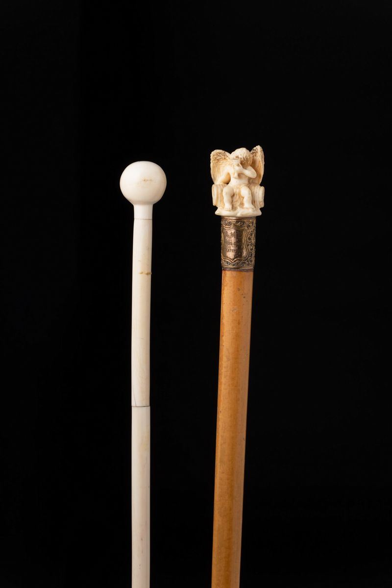 Due bastoni da passeggio. Inghilterra, inizio XX secolo  - Auction Collectors' Sticks - I - Cambi Casa d'Aste