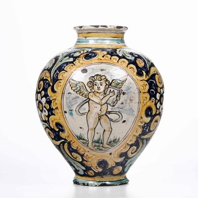 Vaso Ovoidalesicilia, Caltagirone, XX Secolo (?)