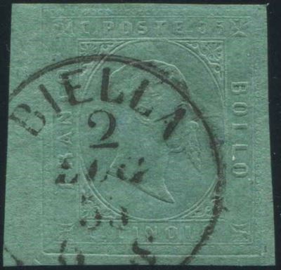 Sardegna. 5 Cent.verde II Emissione (s.4)