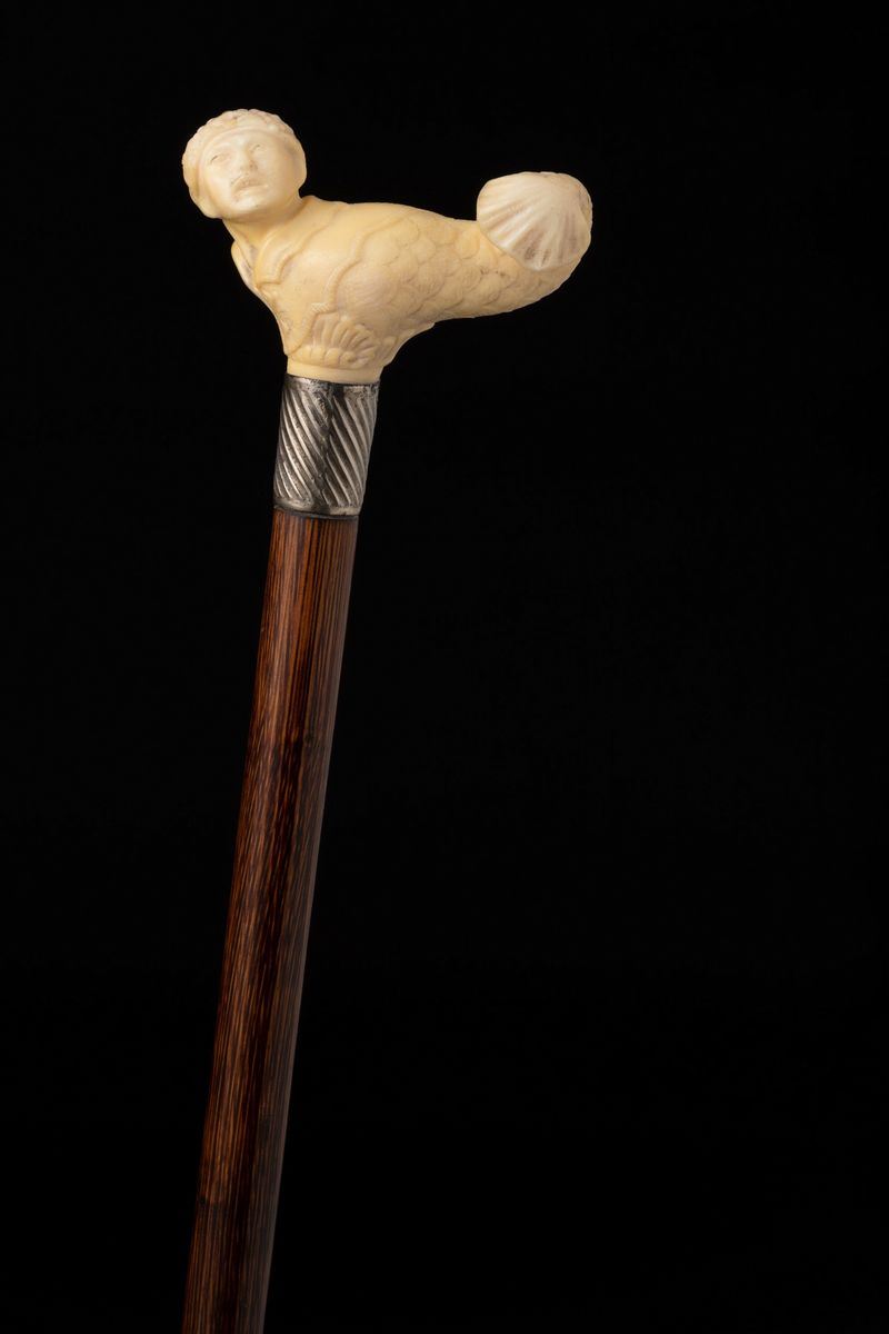 Bastone in avorio. Francia, prima metà XIX secolo  - Auction Collectors' Sticks - I - Cambi Casa d'Aste