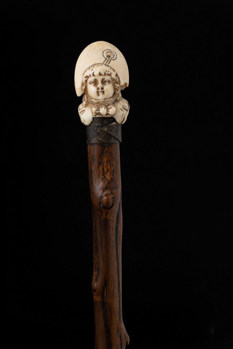 Bastone in avorio. Francia, inizio XIX secolo  - Auction Collectors' Sticks - I - Cambi Casa d'Aste