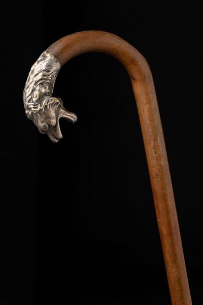 Bastone in Argento. Francia, Fine XIX Secolo